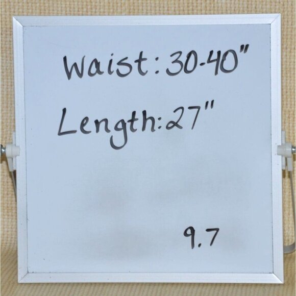 Haband! Black Tiered Flared Midi Skirt Size L Gauzy Elastic Waist Gypsy Western - Picture 8 of 8